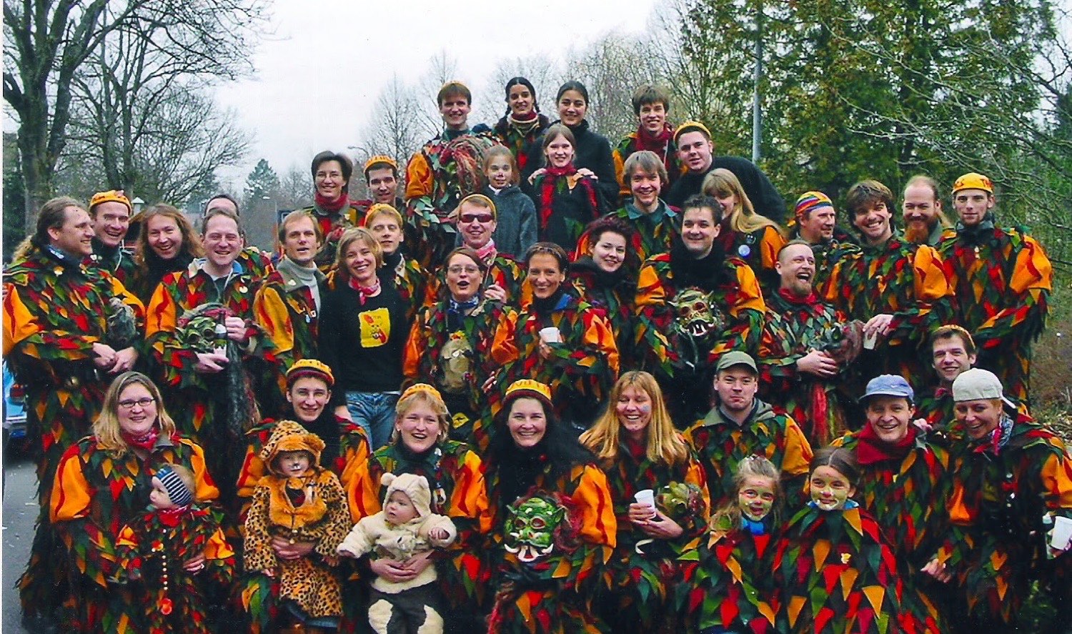 Gruppenbild der Notir auf Fürsteneck 2004